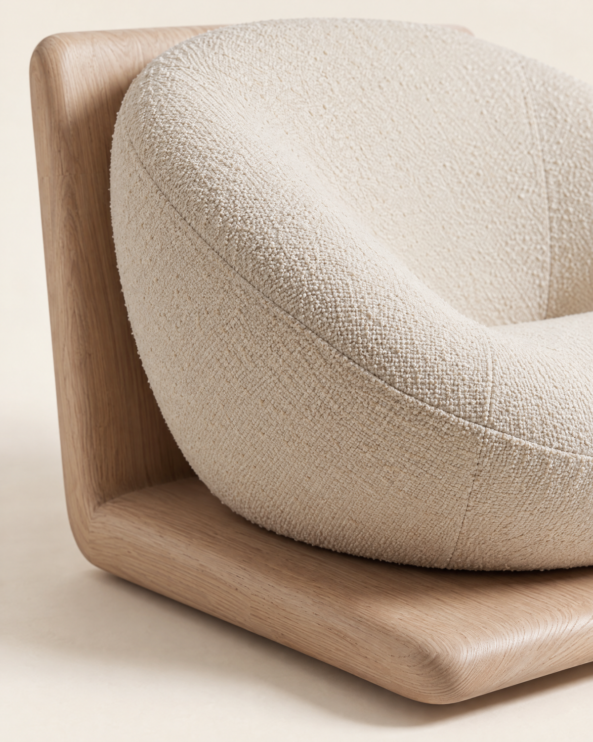 PIEGA Boucle Lounge Chair - material detail